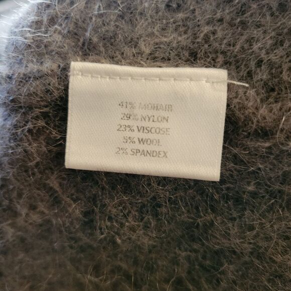 EILEEN FISHER MOHAIR TAN OPEN CARDIGAN PS - Picture 6 of 11